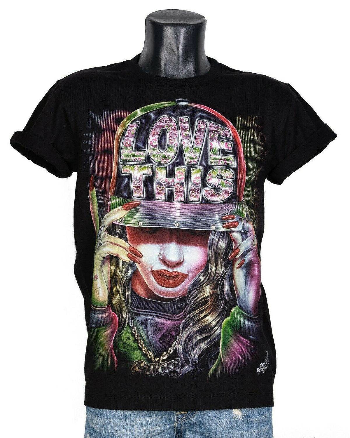 T-shirt Love This Music Girl 4D-24
