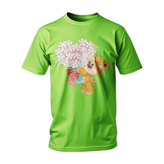 Тениска Lovely Bear Flowers For You