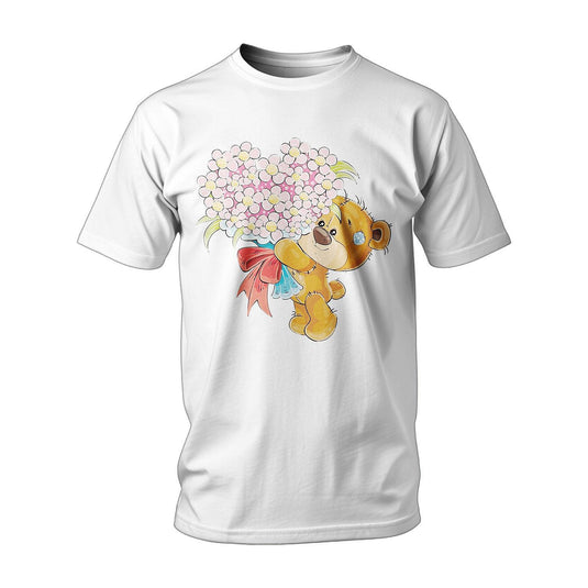 Тениска Lovely Bear Flowers For You