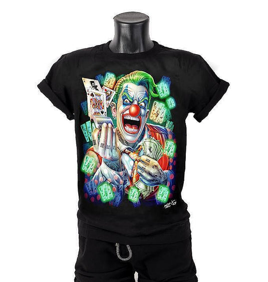 Тениска Mad Joker with money 4D-26