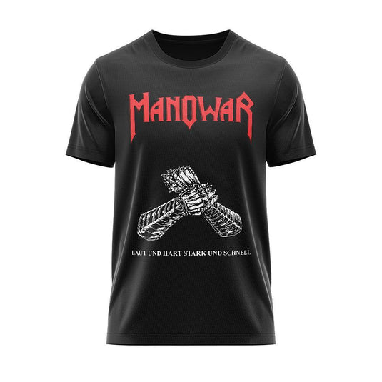 Тениска Manowar Laut und Hart, Stark und Schnell