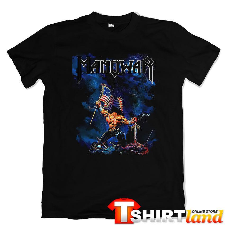 Тениска Manowar Warriors of the world Art cover