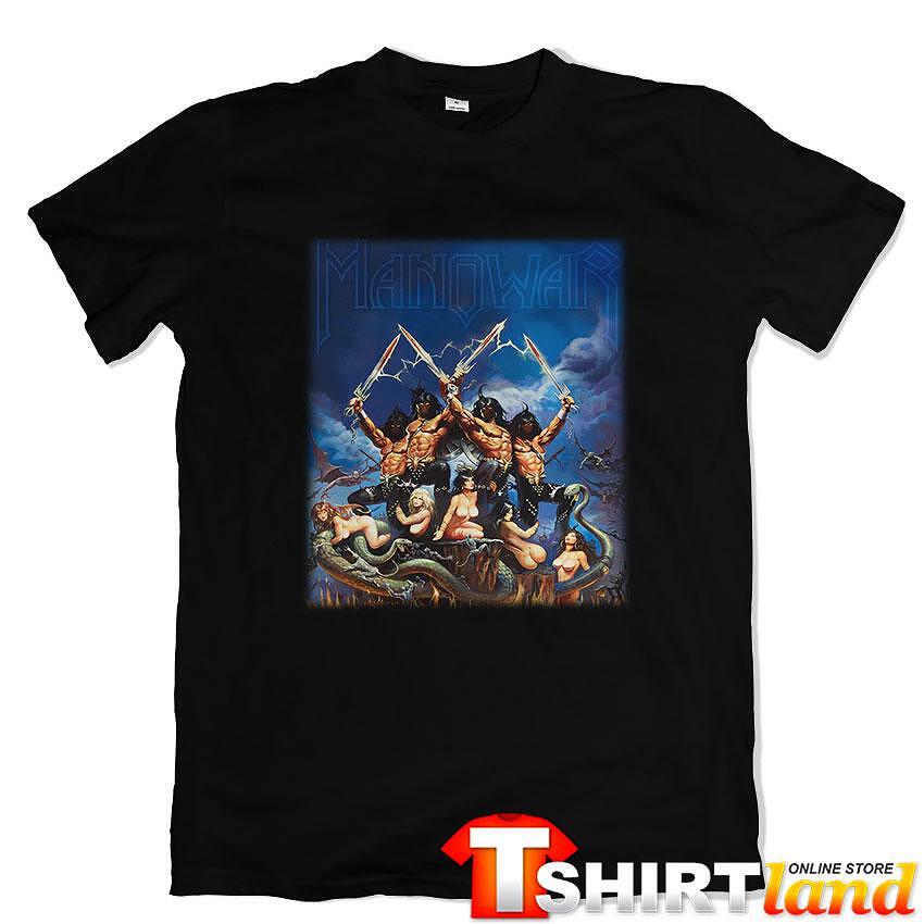 Тениска Manowar Gods of world