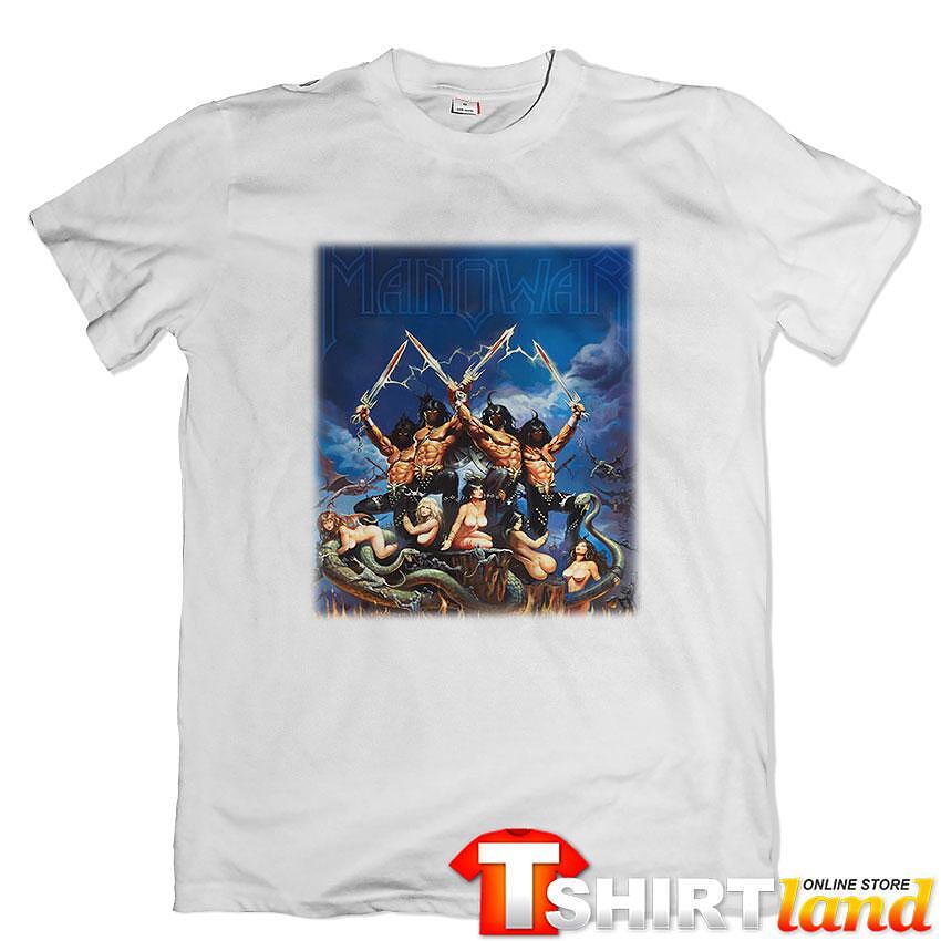 Тениска Manowar Gods of world