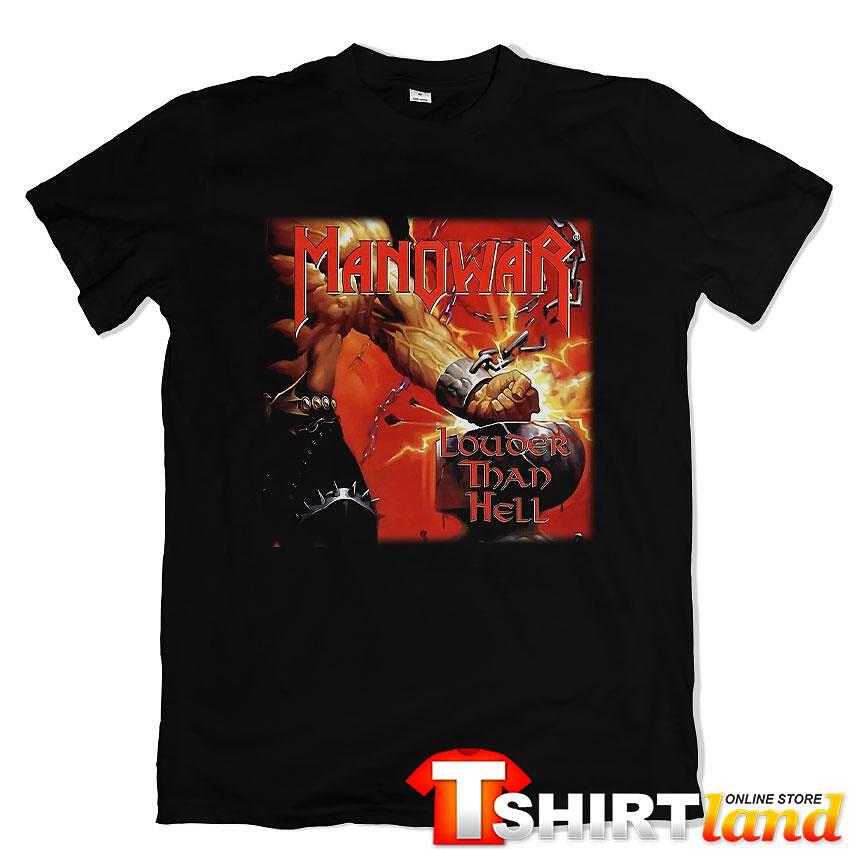 Тениска Manowar Louder than Hell