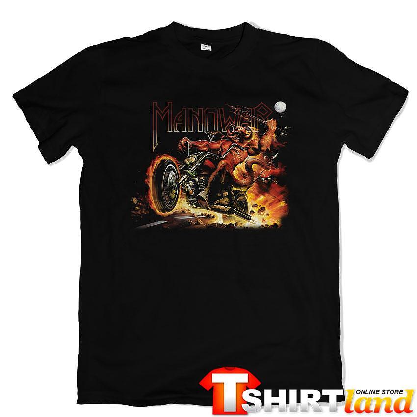 Тениска Manowar Night rider