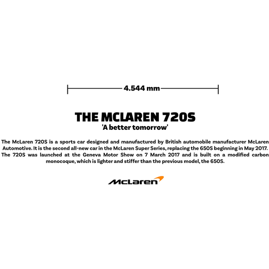 Тениска The MCLAREN 720S ORANGE