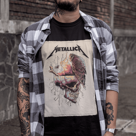 Тениска Metallica - Art Skull