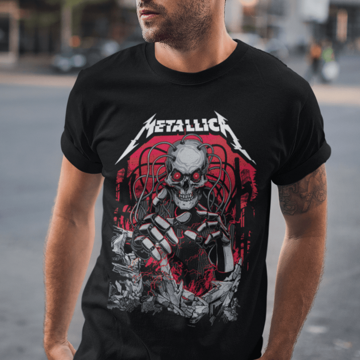 Тениска Metallica – Dark Riffs & Heavy Souls
