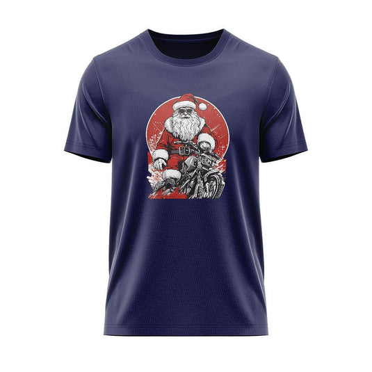 Тениска Santa Motorcycle Rider CHR_03