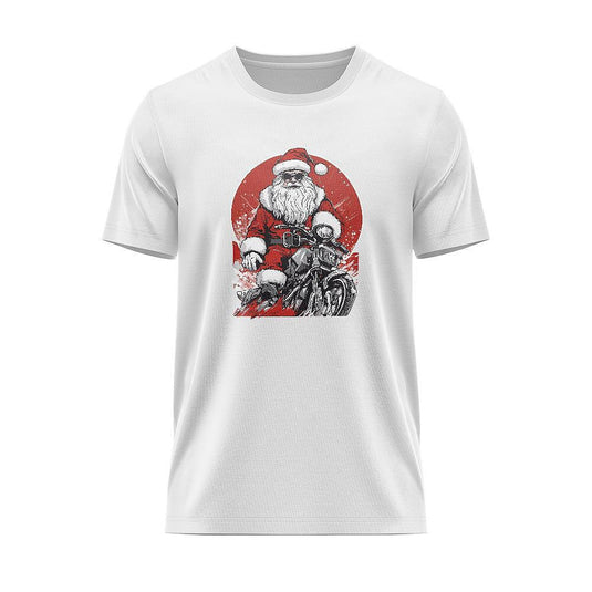 Тениска Santa Motorcycle Rider CHR_03