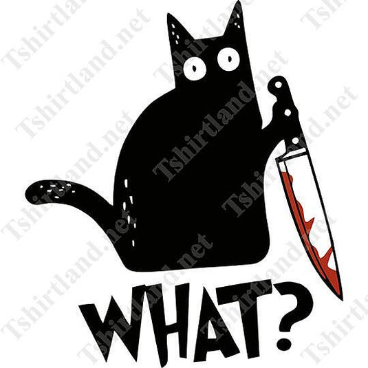 Тениска Murder Funny Cat