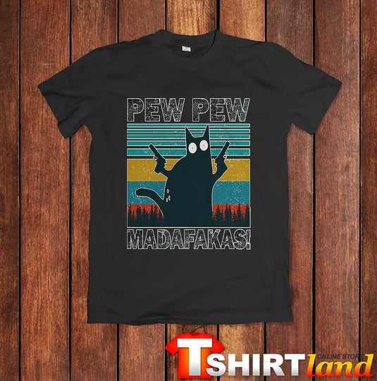 Тениска Pew Pew Cat