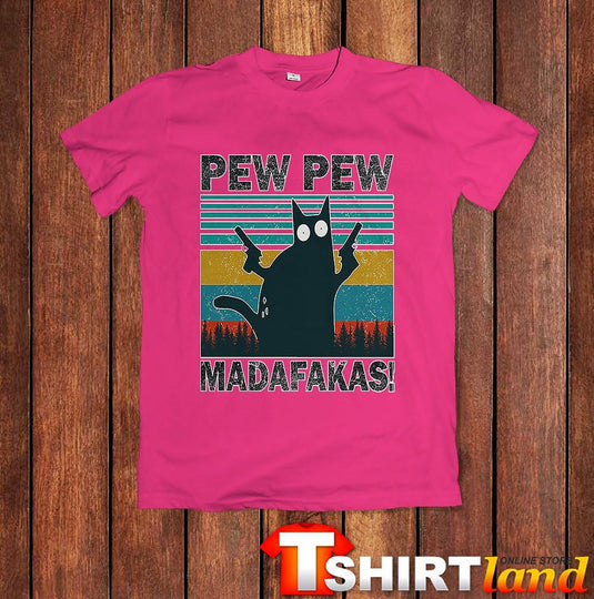 Тениска Pew Pew Cat