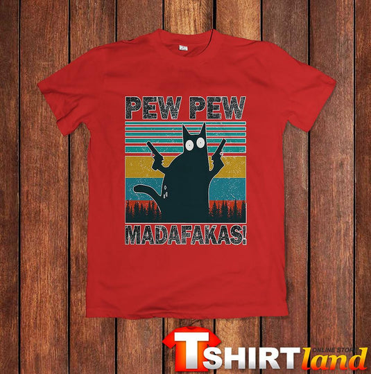 Тениска Pew Pew Cat