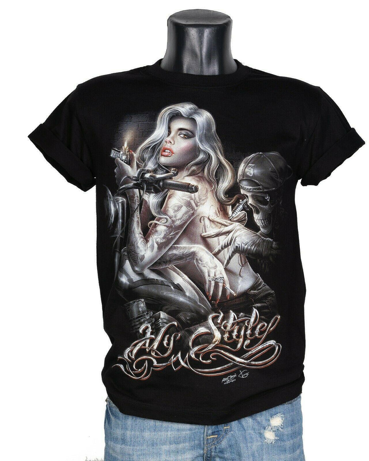 T-shirt My Style Tattooed Girl HD-75