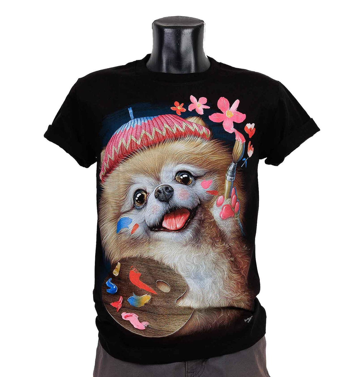T-shirt Puppy Artist GR-792