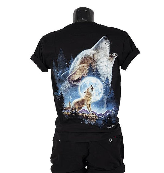 Тениска Full Moon Wolf HD-95