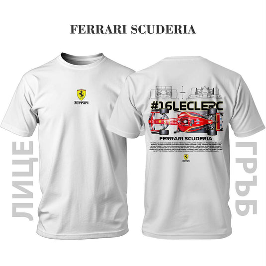 Тениска F1 FERRARI SCUDERIA #LECLERC