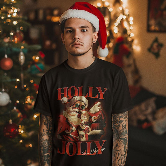 T-shirt Holly Jolly Santa CHR_51