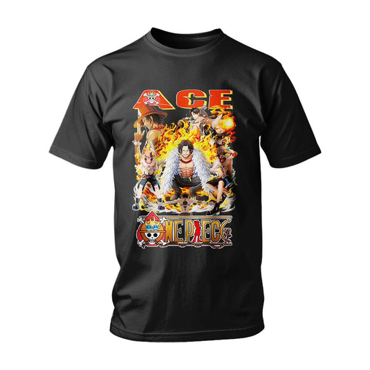 Тениска One Piece Ace Flame Never Dies