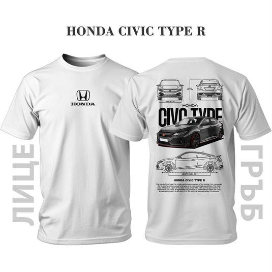 Тениска BLACK HONDA CIVIC TYPE R