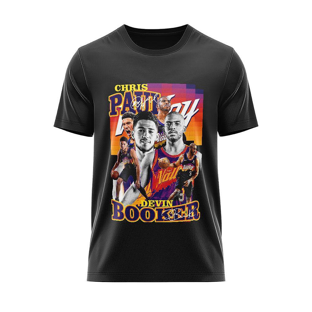 Phoenix Suns Legends Devin Booker Chris Paul T-Shirt