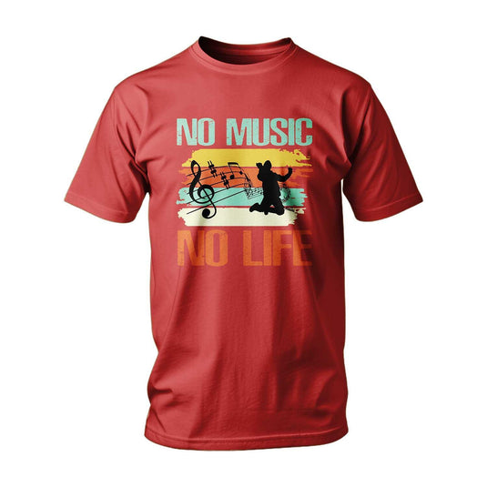 Тениска No Music , No Life