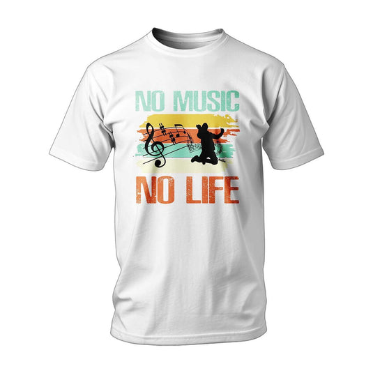Тениска No Music , No Life