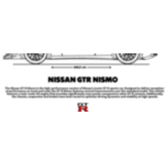 Тениска NISSAN GTR NISMO