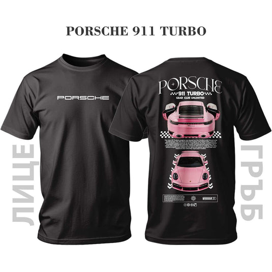 Тениска PINK PORSCHE 911 TURBO