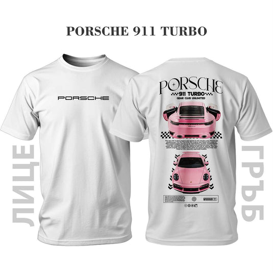 Тениска PINK PORSCHE 911 TURBO