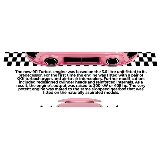 Тениска PINK PORSCHE 911 TURBO