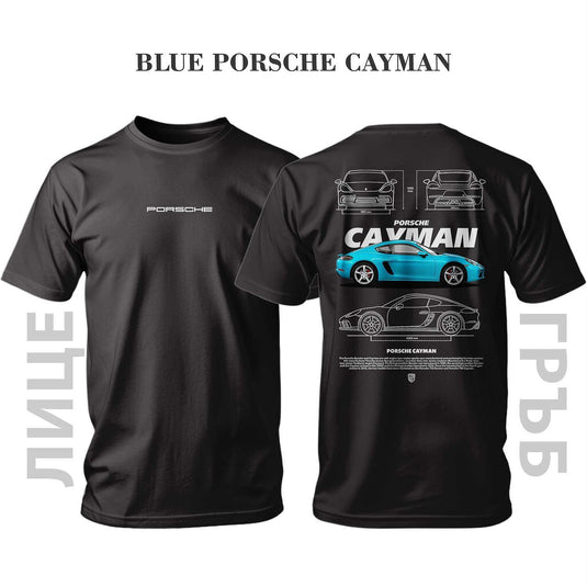 Тениска BLUE PORSCHE CAYMAN BOXTER