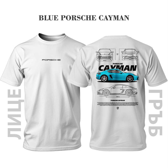 Тениска BLUE PORSCHE CAYMAN BOXTER