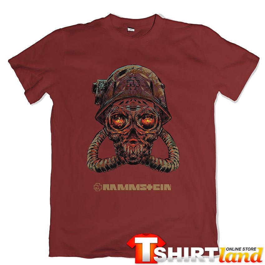 Тениска Rammstein Military Skull