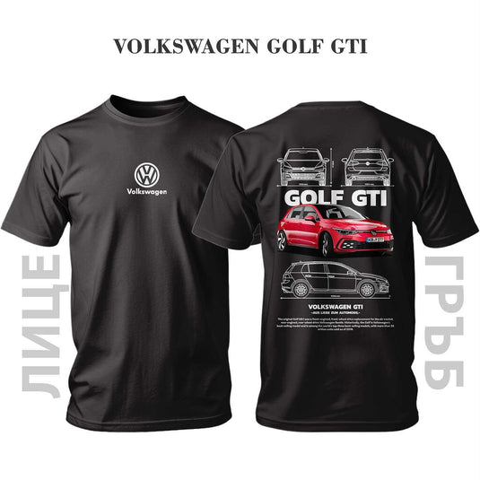 Тениска RED VOLKSWAGEN GTI MK1