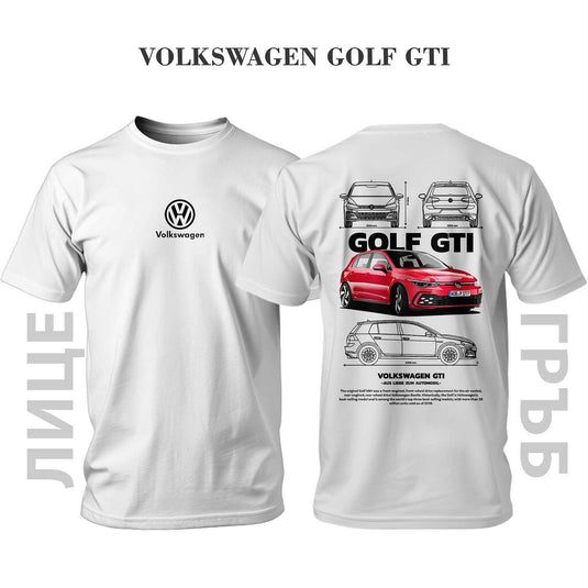 Тениска RED VOLKSWAGEN GTI MK1