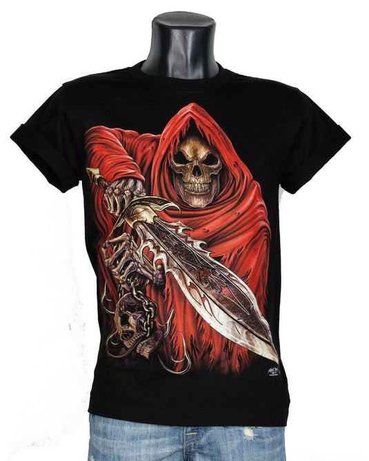 Тениска Red Samurai Skeleton HD-12