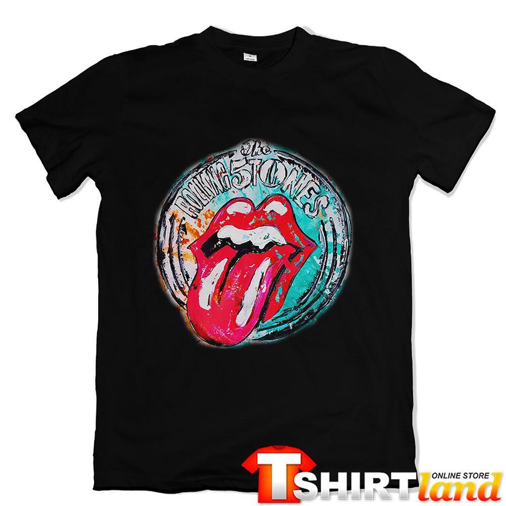 Тениска Rolling Stones 50 tones art logo