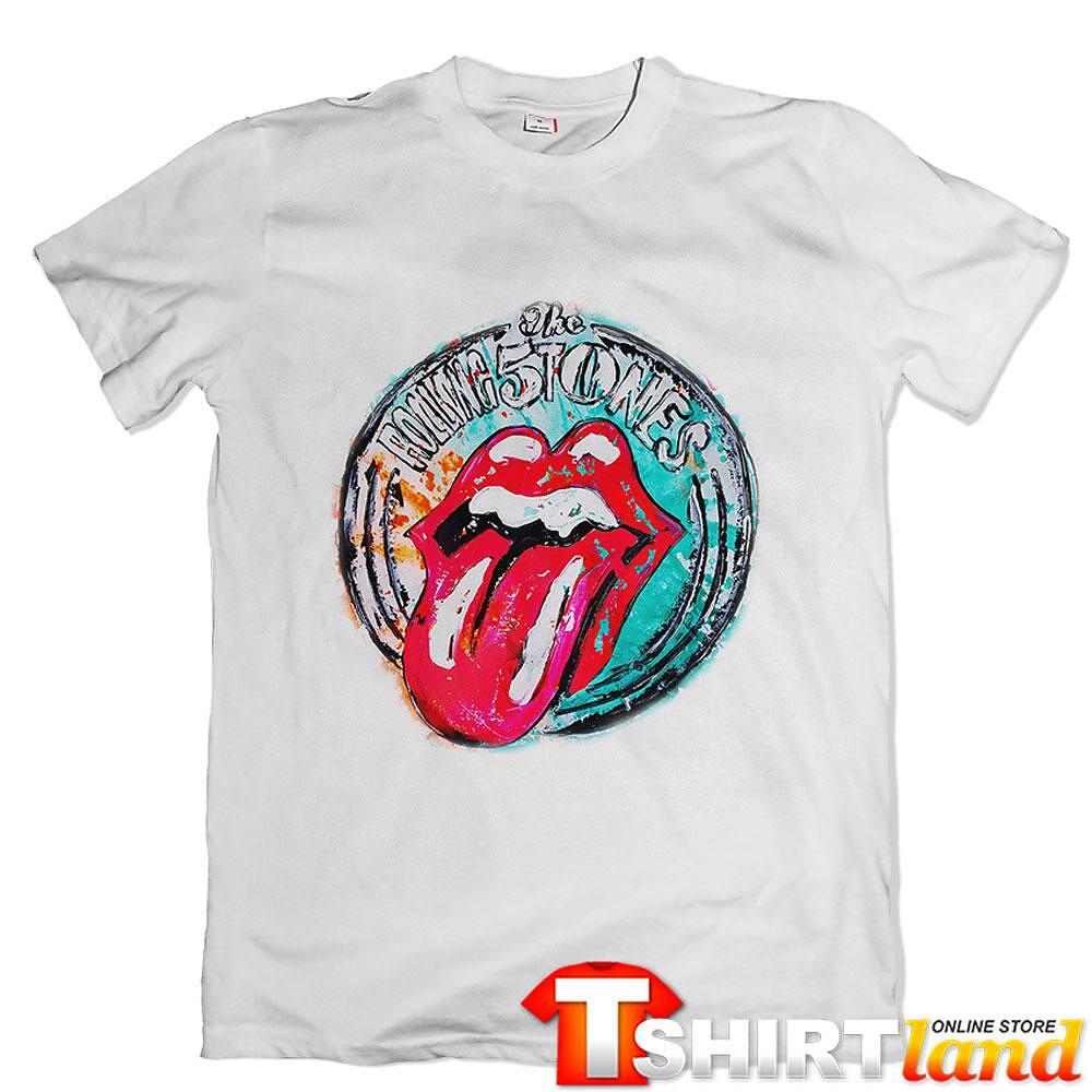 Тениска Rolling Stones 50 tones art logo