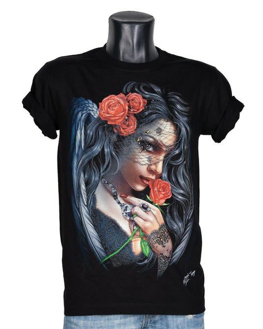 Тениска Rose Angel Woman 3D-126