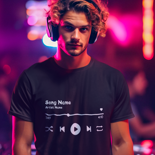 T-shirt with Your favorite song