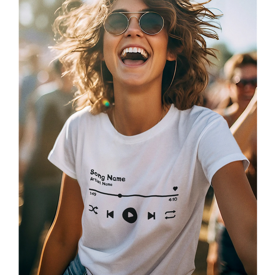 T-shirt with Your favorite song