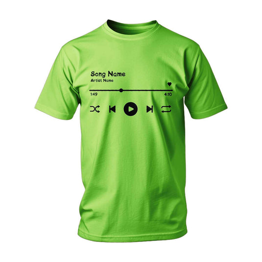 T-shirt with Your favorite song