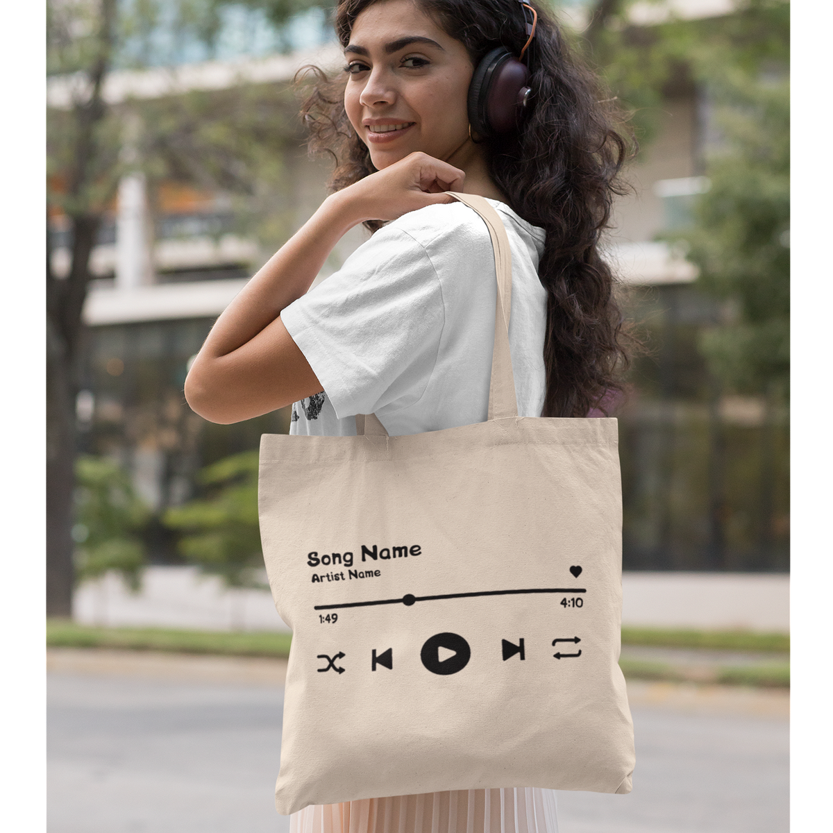 Sac ecologic cu melodia ta preferată