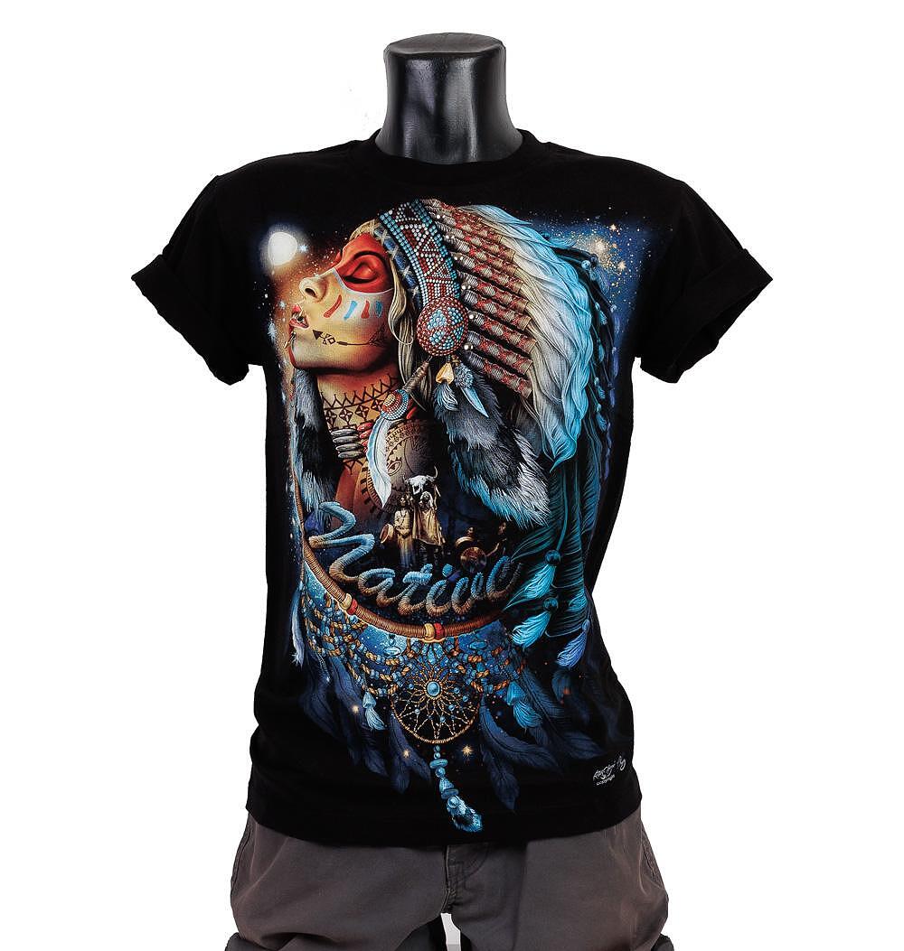 T-shirt Indian Woman Chieftain 3D-136