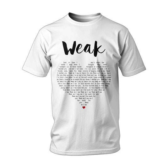 Тениска Skunk Anansie Weak Lyrics