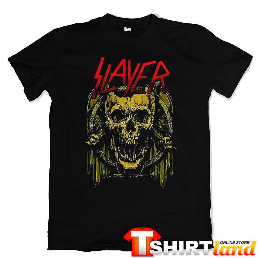 Тениска Slayer Skull Swords Art