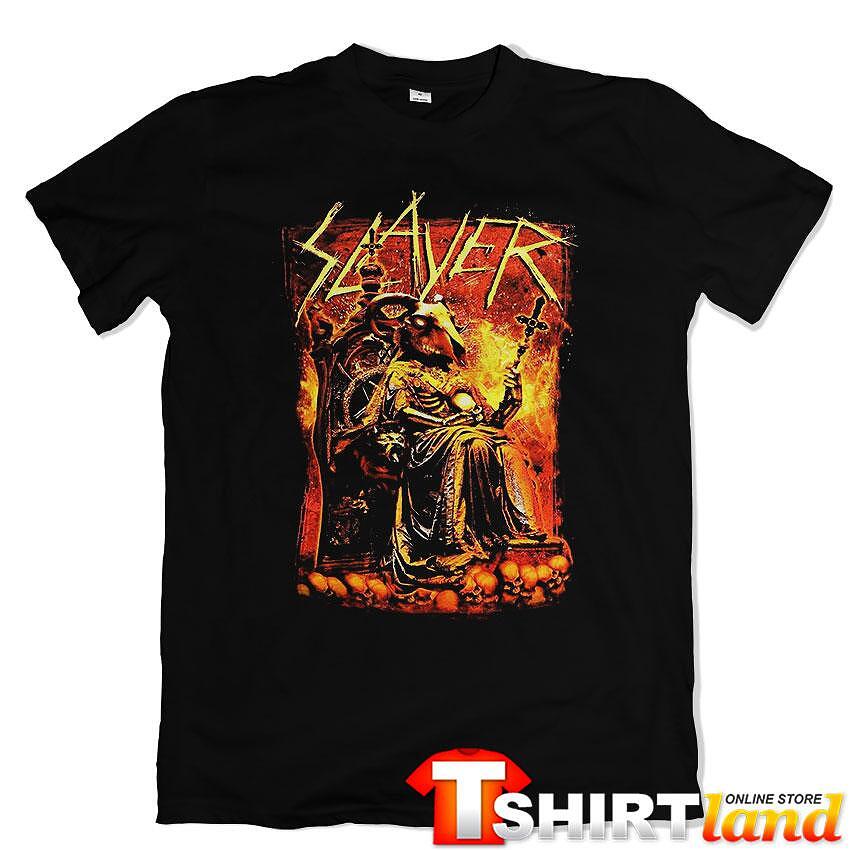 Тениска Slayer Devil on Throne
